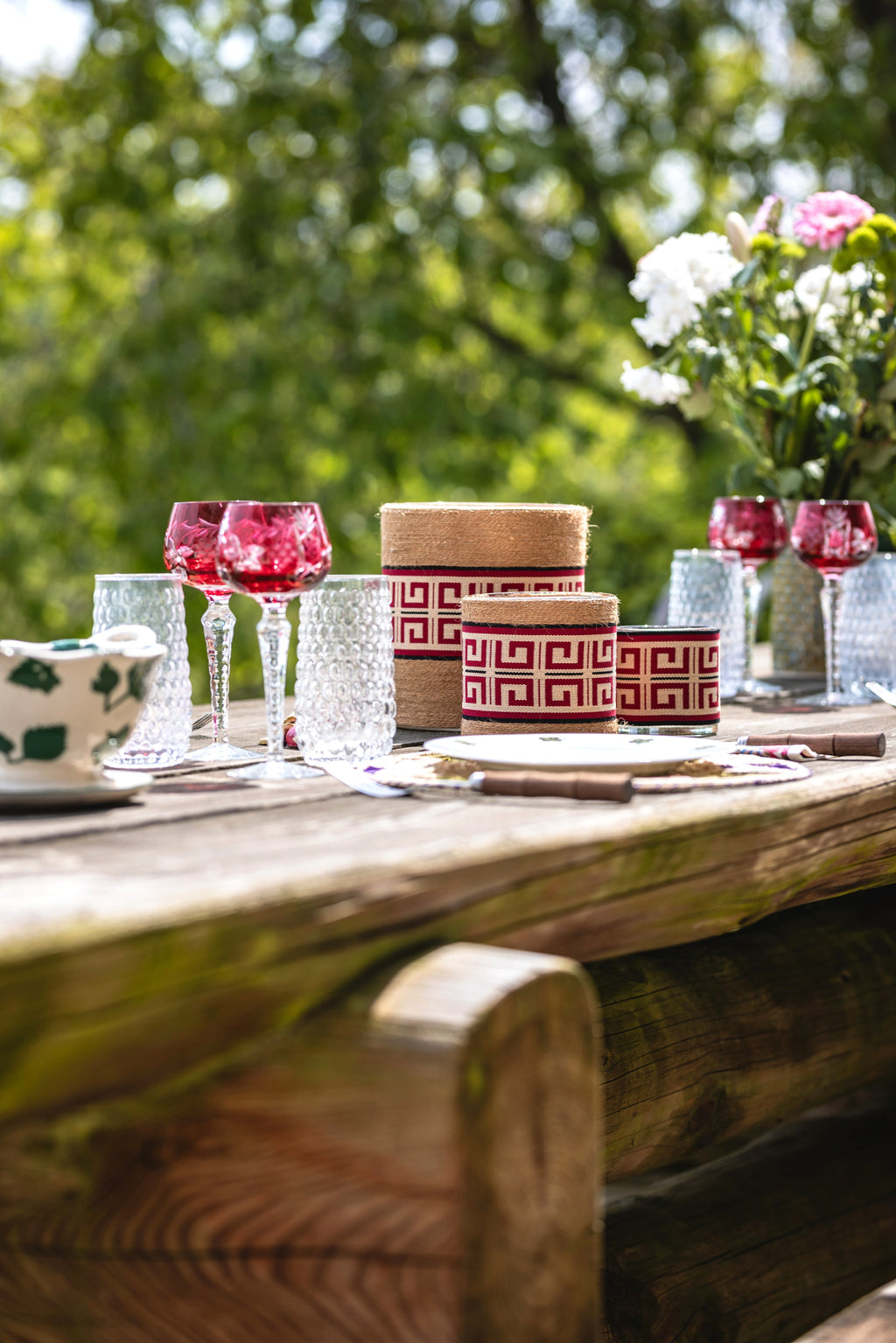 Bougie Colonia en tissu argentin