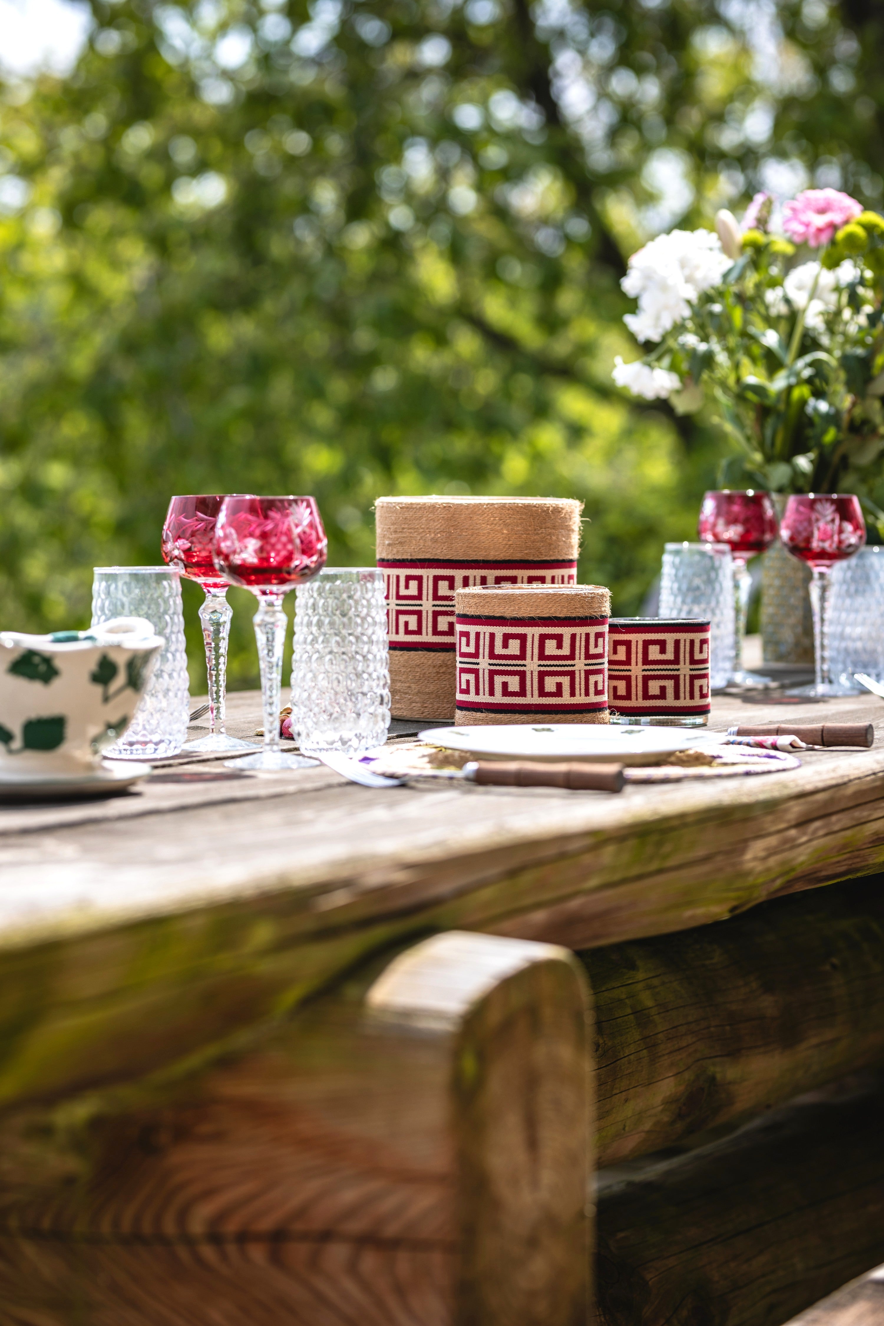 Bougie Colonia en tissu argentin